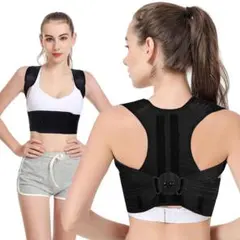 Bodykoo 姿勢サポーター (柔道整復師監修) 姿勢ベルト 背筋ベルト 脱着