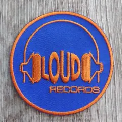 LOUD RECORDS ワッペン　BLUE X ORANGE PT2