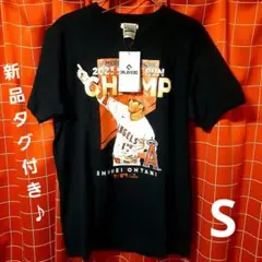 新品タグ付き✨エンゼルズ大谷翔平 2023年ホームラン王記念Tシャツ Sサイズのサムネイル