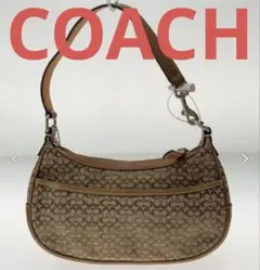 【希少】COACH コーチ アクセサリーポーチ ワンショルダー シグネチャー