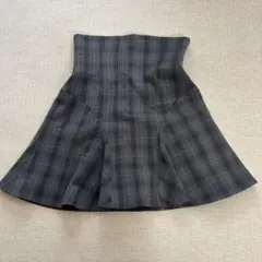 SNIDEL　ヘムフレアスカショーパン　グレー　サイズ1