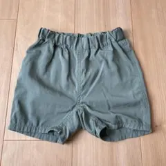 無印良品　ハーフパンツ　カーキ