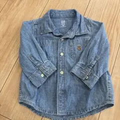 GAP デニム長袖シャツ 6-12ヶ月