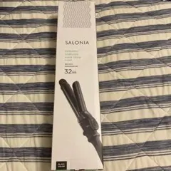 SALONIA セラミックカール アイロン 32MM オールブラック