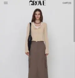 23FW LIBE CARDIGAN/GROVE STORE