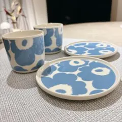 新品未使用】marimekko Unikkoプレートマグクッションカバーセット