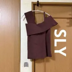 オフショルダー SLY ホワイト FRONTZIP 2WAY トップス - メルカリ
