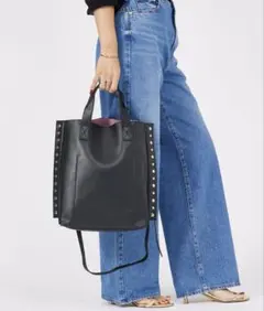 cheek /チーク　リベット2way トートバッグのサムネイル