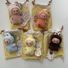 ラブブ アルファベット　イニシャル　ぬいぐるみ　D F G J L