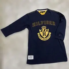 Tommy Hilfigerトミーヒルフィガーネイビー 七分袖カットソーメンズS