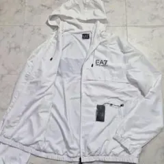 【美品 XXL 】エンポリオアルマーニ ナイロン ジャケット ホワイト