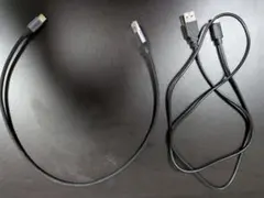 USB-A to USB-C充電用ケーブル2組　右のほうが長いケーブルのサムネイル