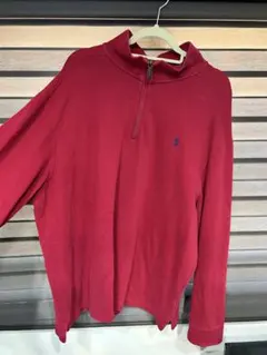 Polo Ralph Lauren 赤 ジップアップ トレーナー