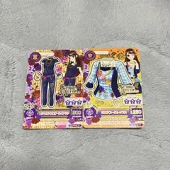 アイカツカード スパイシーアゲハ まとめ2枚 紫吹蘭