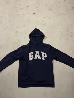 00s old gapネイビーフード付きパーカー y2k