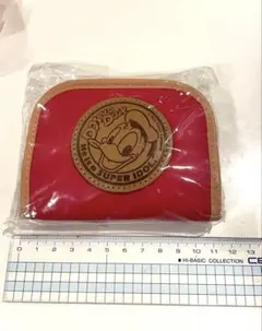 【希少品】レトロ　ドナルドダック コインケース 赤