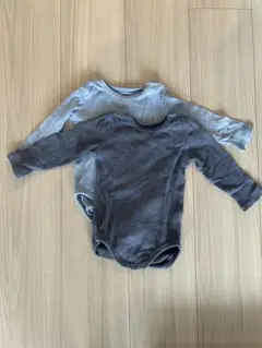 H&M オーガニックコットンロンパース 68cm 2枚セット