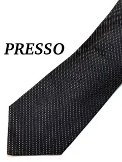 まとめ購入で大幅値引き 極美品 ドットパターン ネクタイ 黒 シルク 即発送