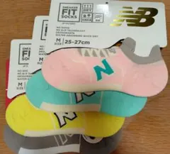 New Balance スニーカー用ソックス 4色セット M、XLサイズ
