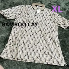 BAMBOO CAYパイナップル柄 ポロシャツXLのサムネイル
