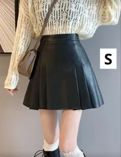 SHEIN スカート ソリッド PUレザー Sサイズ