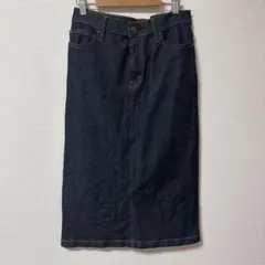 無印良品　ダークデニム タイトスカート Sサイズ