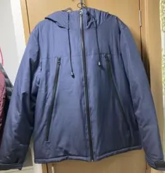 UNLIMITED ABILITY フード付 中綿ジャケット L ネイビー