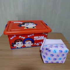 【 ペコちゃん】 収納ケース ・ポーチ セットのサムネイル