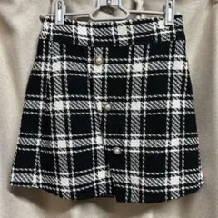 GRL ツイード柄　チェック柄　ミニスカート　インパン付き