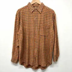 JC Penney 70sチェック柄ネルシャツ Sサイズ - メルカリ