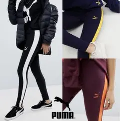 PUMA トレーニング レギンス ネイビー✖️イエロー