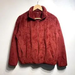 美品！レディース UNIQLOレッド ジャケット