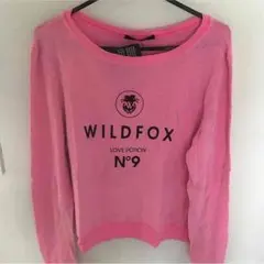 送料込＊新品 WILDFOX タオル地 定価14700円ピンクロゴロンTシャツのサムネイル