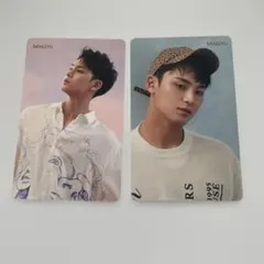 SEVENTEEN MINGYU トレカ 2枚セット　舞い落ちる花びら