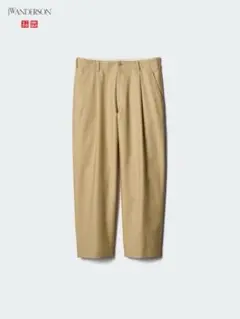 ユニクロ JWA タックワイドパンツ サイズ73 ベージュ