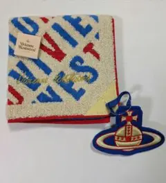 ヴィヴィアンウエストウッド タオルハンカチ 土星チャーム