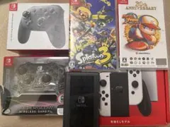 Nintendo Switch OLEDモデル + コントローラー + カセット