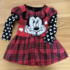 Disney ミニー　ベビードール　チュニック100cm