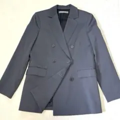 美品 セオリーリュクス グレー ジャケット ダブル Theory Mサイズ 38