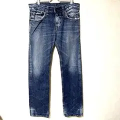 EDWIN 502 サイズ30 エドウィン　ハチノス　ヒゲ　リーバイス　鬼ヒゲ