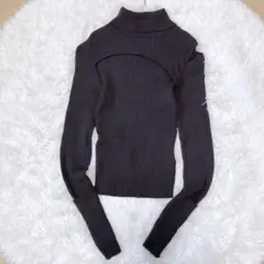 【間も無く終了】マーキュリーデュオ⭕️ハイネック　リブニット　セーター　希少　完売