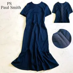 美品 PS Paul Smith ボンディングマーメイドワンピース 40 Lのサムネイル