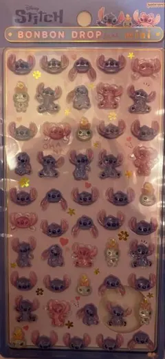 売*す様 サンスター　スティッチ　ボンボンドロップシールミニ