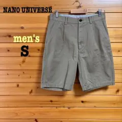 美品✨メンズ ショートパンツ NANO UNIVERSE ハーフ カーキSのサムネイル