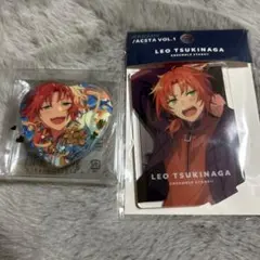 ハート 缶バッジ ななめ アクスタ 月永レオ