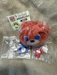 【匿名】お茶犬 チョコボーロ 食玩 アール シュシュ ヘアクリップ ラン ガチャ
