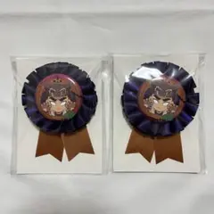 鬼滅の刃 ufotable Cafe ハロウィン コサージュ風缶バッジ 悲鳴嶼