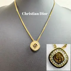 美品✨ディオール、CDロゴラインストーンスクウェアレディース