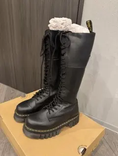 激レア】Dr.Martens 1B60MAX UK5黒 厚底 20ホール丈 - メルカリ