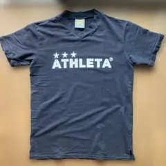 年末セール！ATHLETA 黒 Vネックシャツ L